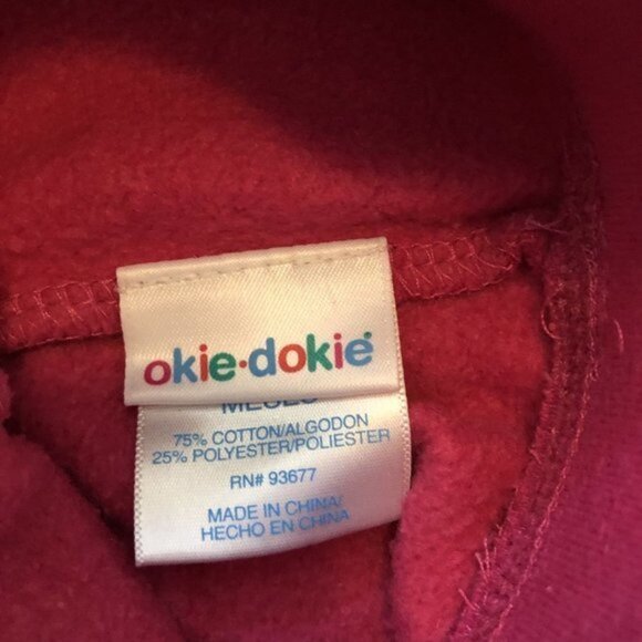 Okie Dokie Baby Girls Size 12m Pink Sweat Pants - Picture 3 of 4